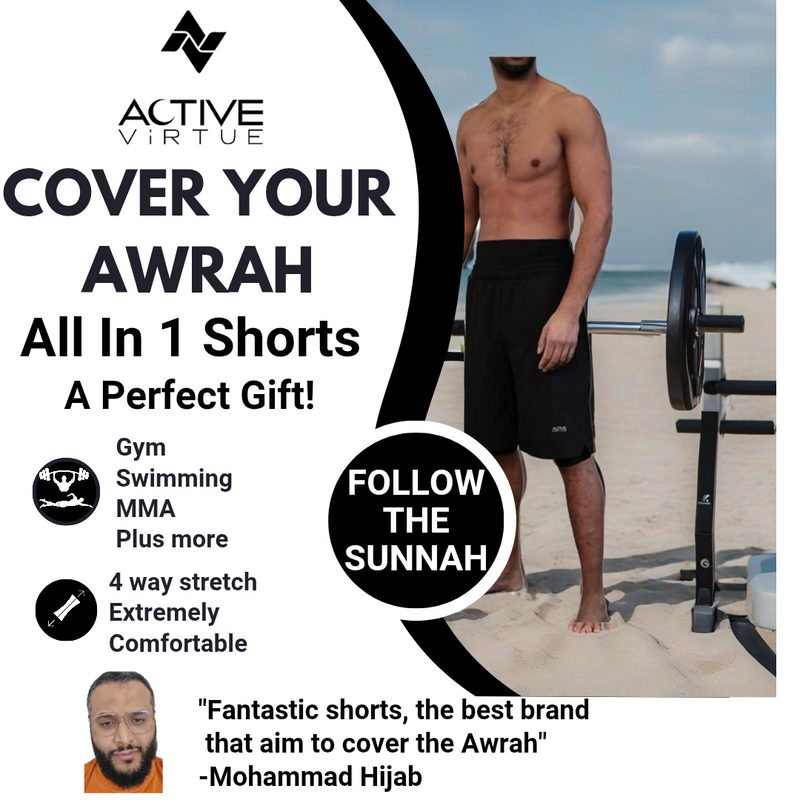 All-in-One Pro Swimming and Gym Sunnah shorts