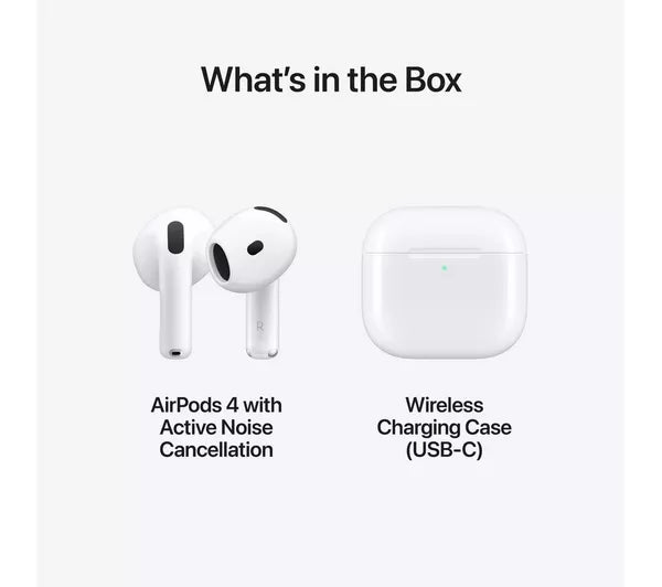 Apple AirPods 4 with Active Noise Cancellation (ANC)