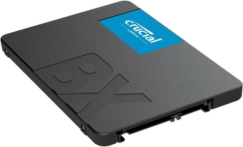 Crucial BX500 SATA SSD 2TB, 2.5" Internal SSD, Up to 540MB/s, Laptop and Desktop (PC) Compatible, 3D NAND, Dynamic Write Acceleration, Solid State Drive - CT2000BX500SSD101