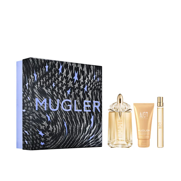 Mugler Alien Goddess Eau de Parfum 60ml Gift Set 2023 (Contains 60ml EDP, 50ml Body Lotion and 10ml Travel Spray)