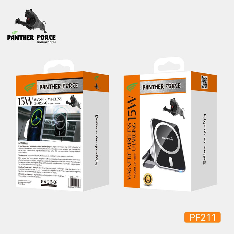 Panther Force WIRELESS 15W CAR CHARGER