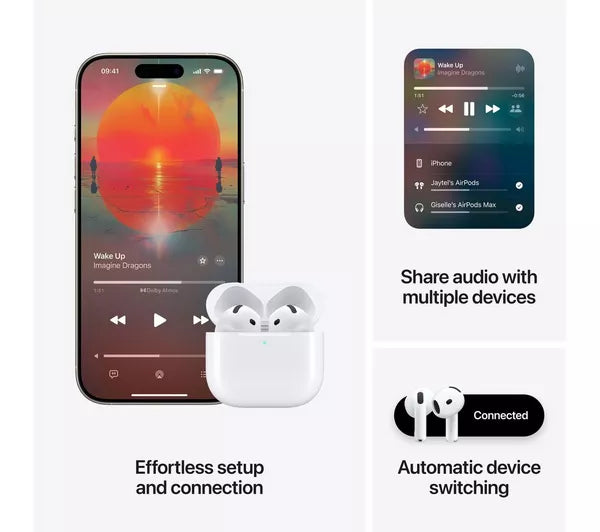 Apple AirPods 4 with Active Noise Cancellation (ANC)