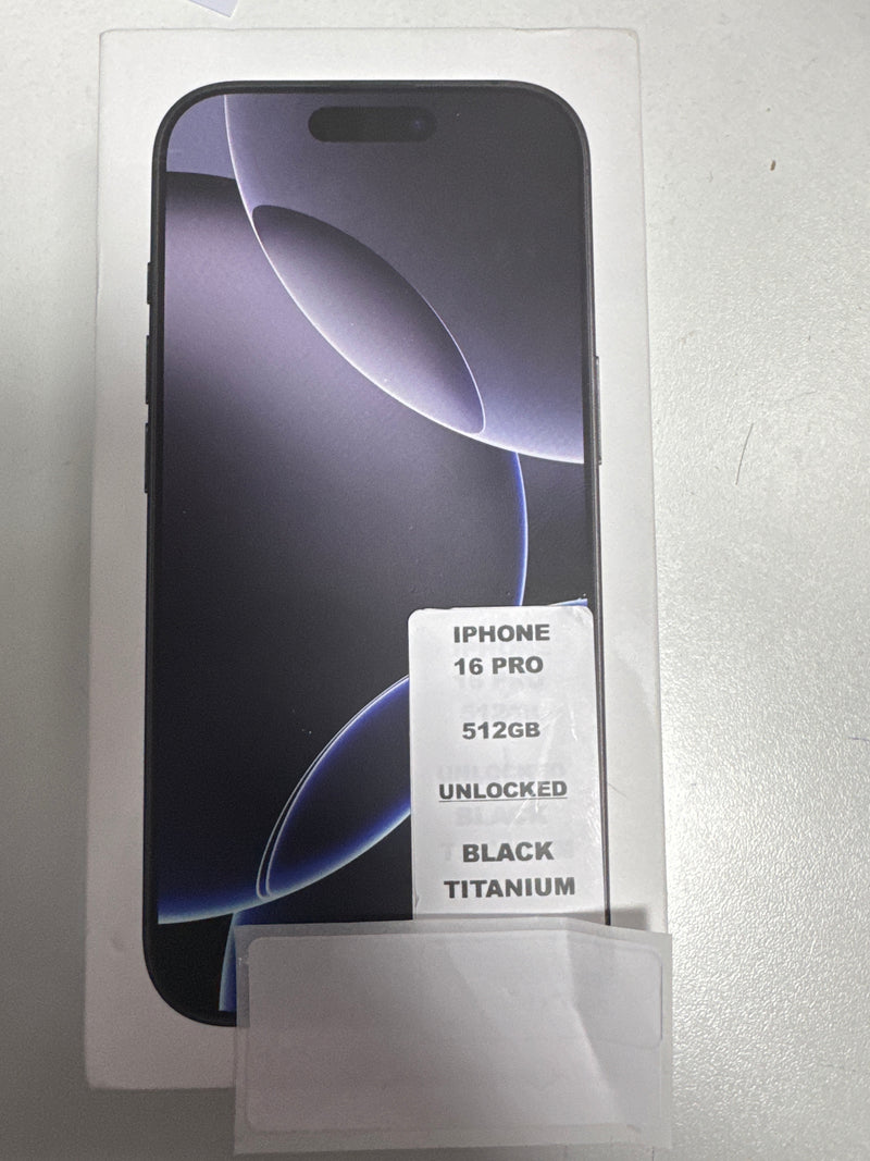 Apple iPhone 16 Pro 512GB - New