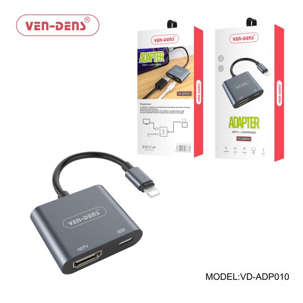 Lightning to HDTV Adapter With PD Port